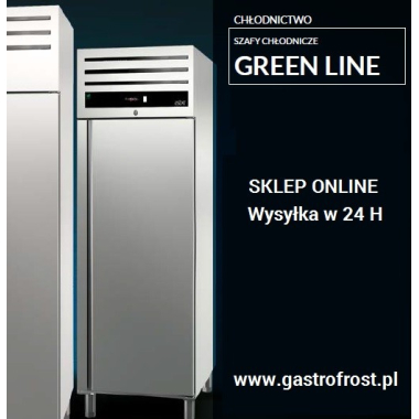 Szafa chłodnicza GCPZ-701 R | 700L GN 2/1 | Green Line, Asber | Gdańsk Gdynia Sopot