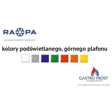 Szafa chłodnicza jednostronnie przeszklona SCh-S 725/AG | Rapa
