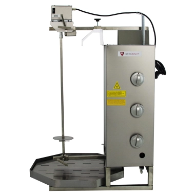 Gyros, kebab - opiekacz gazowy | 3 palnik, wsad  do  40KG | RQ32463
