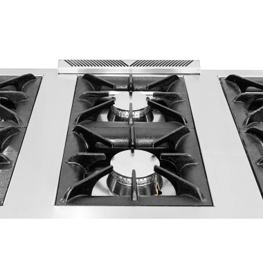 Kuchnia gazowa 6-palnikowa z piekarnikiem gazowym 1200X700X850 mm, 42 kW | RQ40364-6 Resto Quality