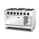 Kuchnia gazowa 6-palnikowa z piekarnikiem gazowym 42 kW | RQ40360-4 Resto Quality