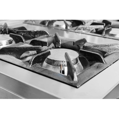Kuchnia gazowa 4-palnikowa z piekarnikiem gazowym, 28 kW, 800x700x850 mm | RQ40360-4