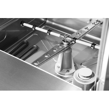 Zmywarka, wyparzarka do naczyń, 2 dozowniki płynów, 6,2 kW, 400V | RQ510 DD (RQ500D)