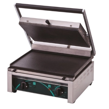 Grill kontaktowy RN101-C | 2 płytay gładkie| Resto Quality