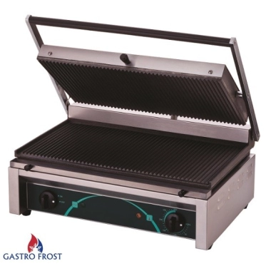 Grill kontaktowy Panini RN102 | 2 płyty ryflowane| Resto Quality