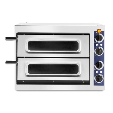 Piec do pizzy Basic 2/40 VETRO - 2 pizze 32 cm | Hendi - 226674