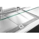 Witryna cukiernicza chłodnicza Dolce Visione Premium 700 | wnętrze ze stali nierdzewnej | 700x670x1300 mm