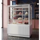 Witryna cukiernicza chłodnicza | Dolce Fresca 700 Bianco | 745x670x1285 mm | białe wnętrze