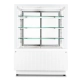 Witryna cukiernicza chłodnicza | Dolce Fresca 700 Bianco | 745x670x1285 mm | białe wnętrze