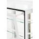 Witryna cukiernicza chłodnicza | Dolce Fresca 700 Bianco | 745x670x1285 mm | białe wnętrze