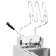 Frytownica elektryczna RQEF18L | frytownica automatyczna | automatyczne podnoszenie kosza | 12 l | 6 kW | 400V