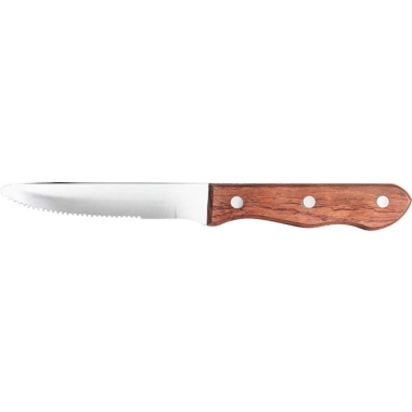 Nóż do steków Jumbo z drewnianą rączką L 120 mm
