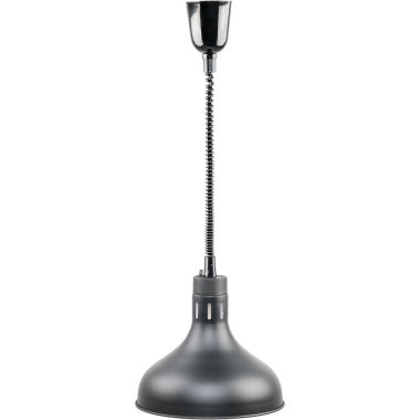 Lampa do podgrzewania potraw wisząca, czarna, 0.25 kW | Stalgast