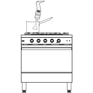 Mikser ręczny mini MP 160 V.V. | 0.22 kW, 230 V | robot coupe