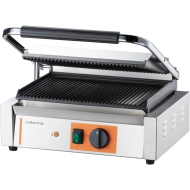 Kontakt grill, Panini, ryflowany, Caterina, P 2.2 kW | Stalgast 742038