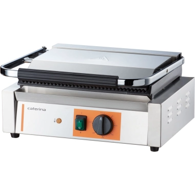 Kontakt grill, Panini, ryflowany, Caterina, 2.2 kW | 742038 stalgast