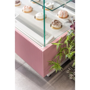 Witryna cukiernicza chłodnicza Dolce Visione Premium 900 | 900x690x1300 mm