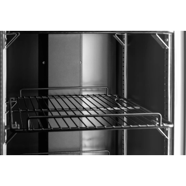 Szafa chłodnicza przeszklona RQ416-BLACK | 338l | 620x610x1980 mm | czarna (SD416)