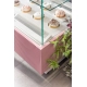 Witryna cukiernicza chłodnicza Dolce Visione Basic 900 BIANCO | 900x670x1300 mm | białe wnętrze