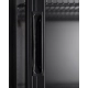Szafa chłodnicza przeszklona, drzwi przesuwne, czarna | 1130x700x2020 mm | RQ1100SL-BLACK | 1000 l