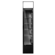 Szafa chłodnicza przeszklona RQ216-BLACK | 160 l | 390x475x1880 mm