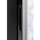 Szafa chłodnicza przeszklona RQ416-BLACK | 338l | 620x610x1980 mm | czarna (SD416)
