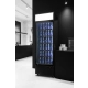 Szafa chłodnicza przeszklona RQ416-BLACK | 338l | 620x610x1980 mm | czarna (SD416)