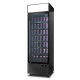 Szafa chłodnicza przeszklona RQ416-BLACK | 338l | 620x610x1980 mm | czarna (SD416)