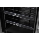 Szafa chłodnicza przeszklona RQ416-BLACK | 338l | 620x610x1980 mm | czarna (SD416)
