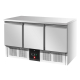 Stół chłodniczy 3-drzwiowy | 1370x700x880 mm | 386 l, agregat na dole | RQS903