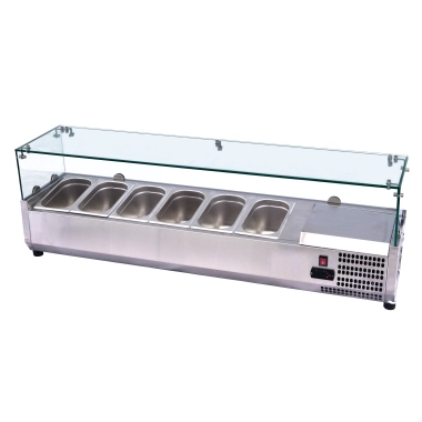Nadstawka chłodnicza 8 x GN 1/4 | 00016402 Redfox | długość 180 cm